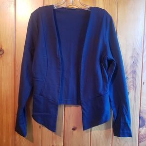 NWOT Navy Textured Blazer